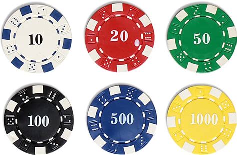  casino chips denominations